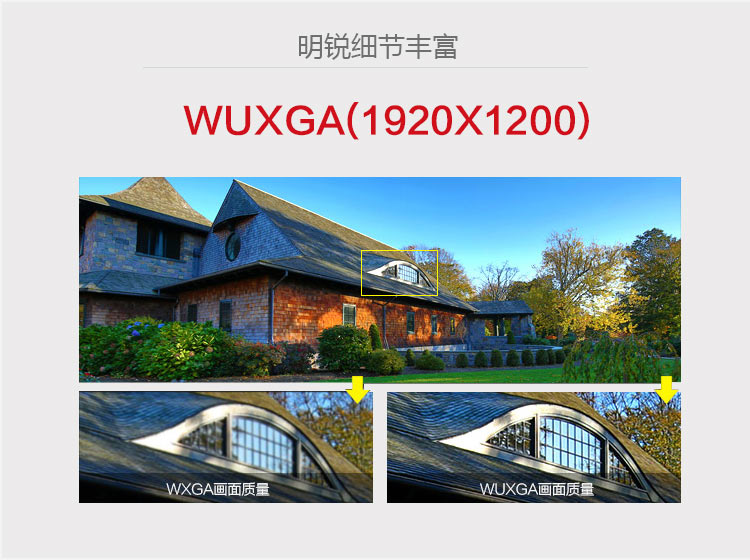 高清激光投影機細節清晰畫面質量高